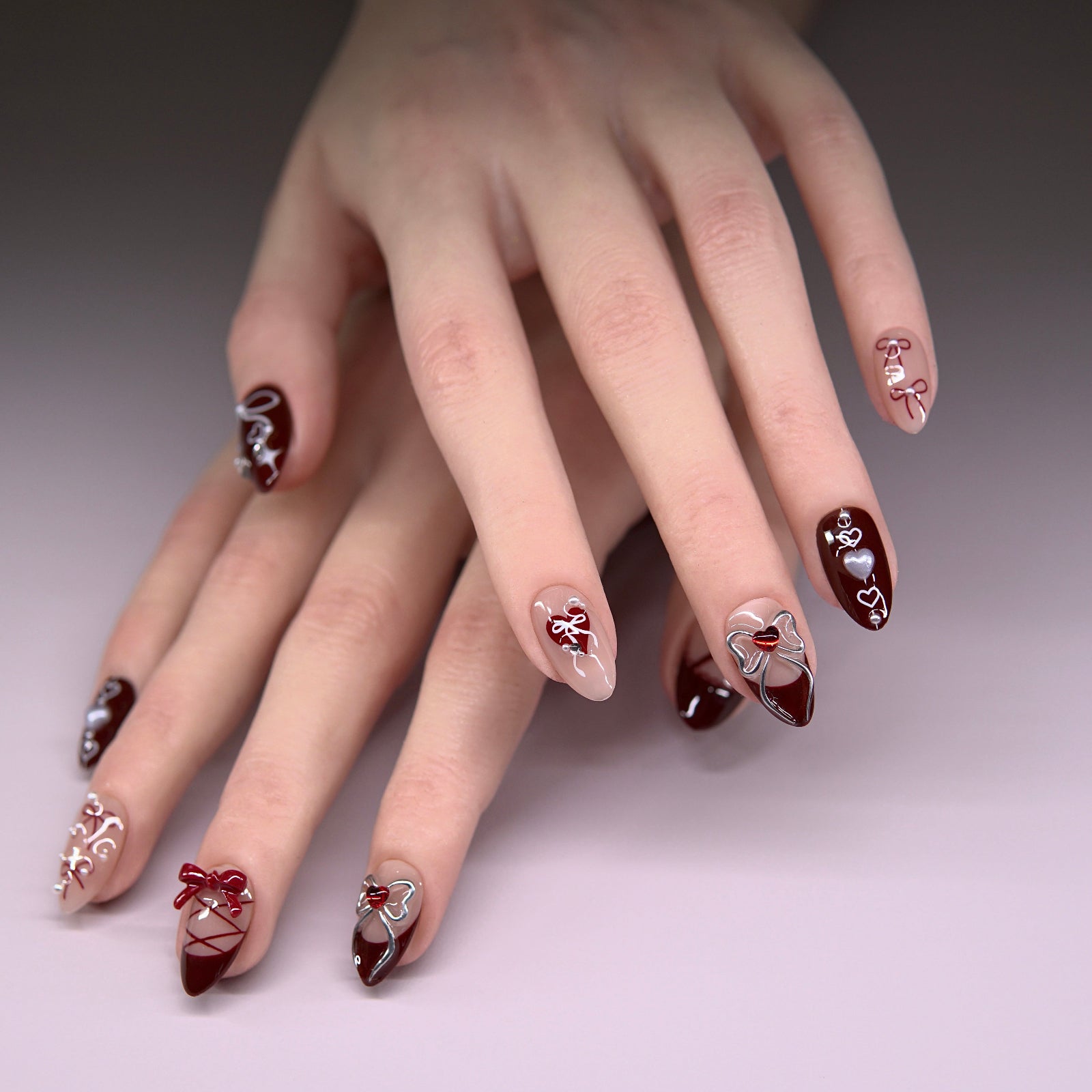 Lace-Up Hearts - Art By Cloe